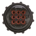 TE Connectivity Circular Connector, 9 Contacts, Cable Mount, Socket Female, Standard Size, Nylon Housing, 600V 788157-2