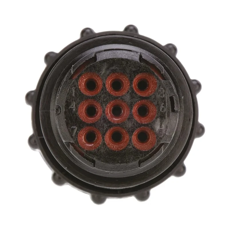 TE Connectivity Circular Connector, 9 Contacts, Cable Mount, Socket Female, Standard Size, Nylon Housing, 600V 788157-2