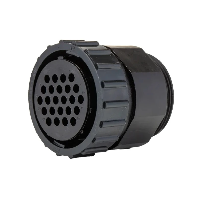 TE Connectivity Circular Connector Cable Plug Female 24 Contacts Standard Size Nylon Housing 600V CPC Series 796188-1