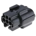 TE Connectivity Econoseal J Mk II Male Connector Housing 4.8 mm Pitch 3 Way 1 Row Straight 2-174357-2