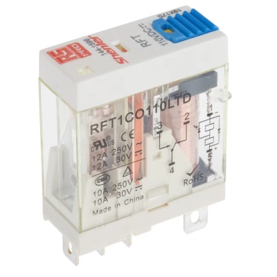 RS PRO Power Relay, 110V dc Coil, 12A Switching Current, SPDT 144-1596