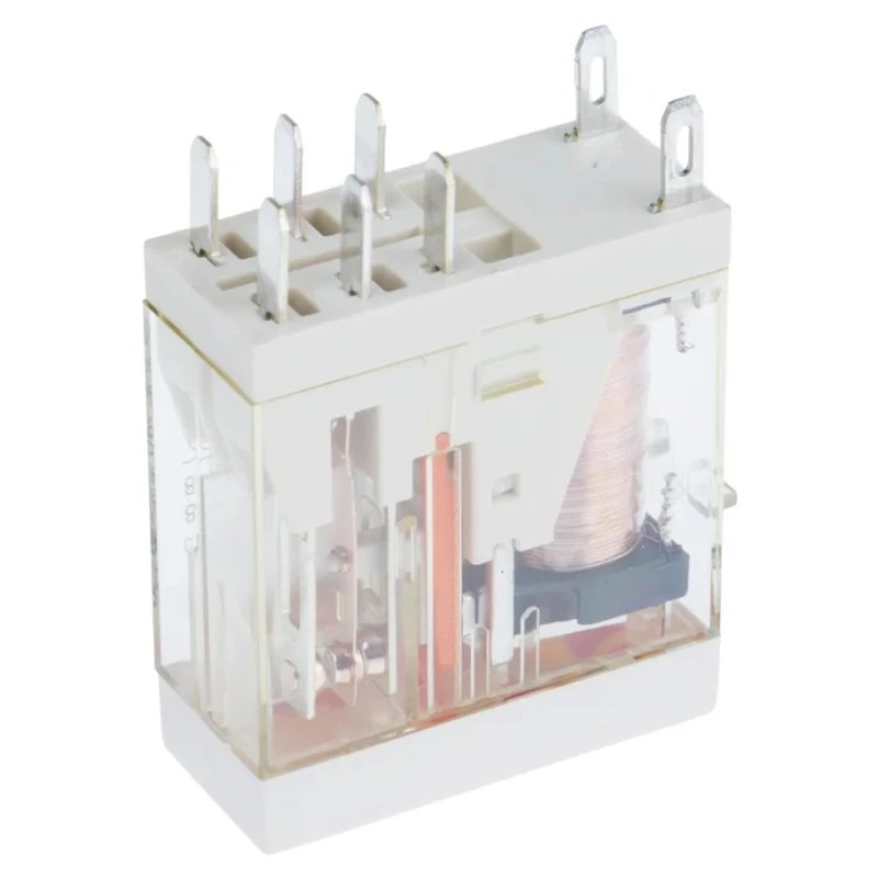 RS PRO Power Relay, 12V AC Coil, 8A Switching Current, DPDT Configuration, PCB Pin Terminals 144-1605