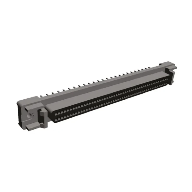 TE Connectivity AMPLIMITE .050 III 100 Way Straight 2.54 mm Pitch Through Hole D-Sub Connector with Latch Block 5749069-9