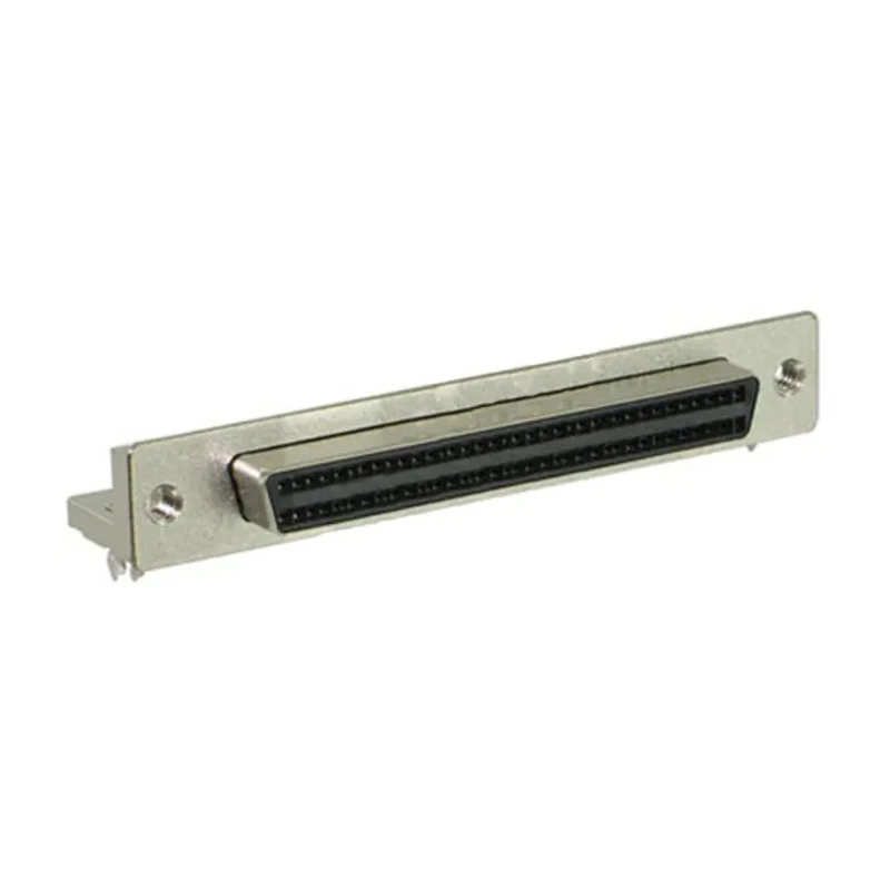 TE Connectivity AMPLIMITE .050 III 68 Way Right Angle 2.54 mm Pitch Through Hole D-Sub Connector with Board Lock 5787170-7