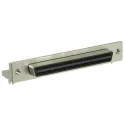 TE Connectivity AMPLIMITE .050 III 68 Way Right Angle 2.54 mm Pitch Through Hole D-Sub Connector with Board Lock 5787170-7