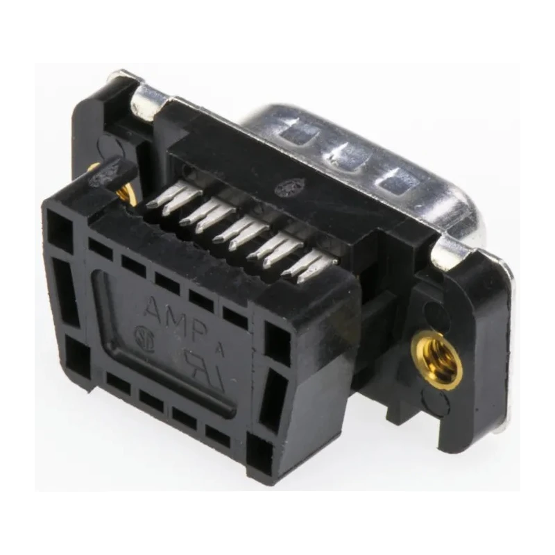 TE Connectivity Amplimite HDF-20 9 Way Straight 2.76 mm Pitch Cable D-Sub Connector Male 1658608-4