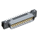 TE Connectivity AMPLIMITE HDP-20 25 Way Straight 2.76 mm Pitch Through Hole D-Sub Connector with 4 to 40 UNC 1-338311-2