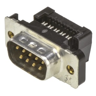 TE Connectivity Amplimite HDF-20 9 Way Straight 2.76 mm Pitch Cable D-Sub Connector Male 1658608-4
