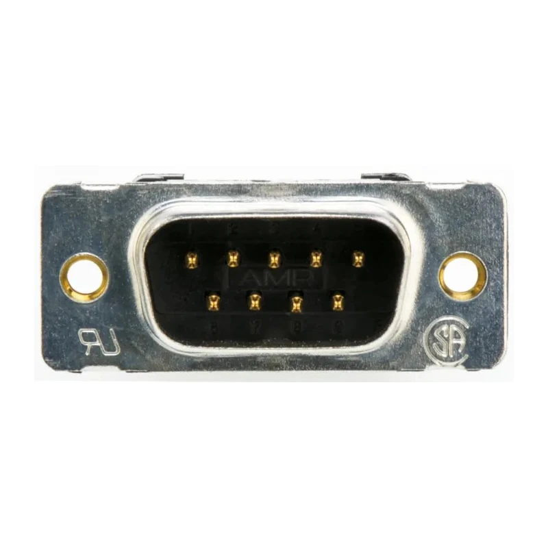 TE Connectivity Amplimite HDF-20 9 Way Straight 2.76 mm Pitch Cable D-Sub Connector Male 1658608-4