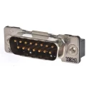 TE Connectivity AMPLIMITE HDP-20 15 Way Straight 2.74 mm Pitch Through Hole D-Sub Connector with 4 to 40 UNC 1-338310-2
