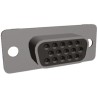 TE Connectivity AMPLIMITE HDP-22 15 Way Straight Cable D-Sub Connector Female 216164-1