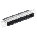 TE Connectivity AMPLIMITE HDP-20 37 Way Straight Cable D-Sub Connector Male 250V Steel Housing 205210-3
