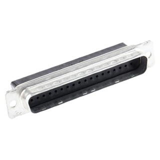 TE Connectivity AMPLIMITE HDP-20 37 Way Straight Cable D-Sub Connector Male 250V Steel Housing 205210-3