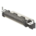 TE Connectivity Champ Series Right Angle Through Hole PCB Socket, 68-Contact, 4 Row, 1.6mm Pitch, 12A, 30V 5796055-1