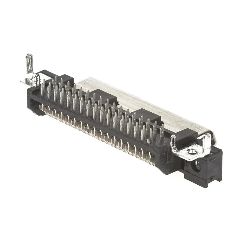 TE Connectivity Champ Series Right Angle Through Hole PCB Socket, 68-Contact, 4 Row, 1.6mm Pitch, 12A, 30V 5796055-1