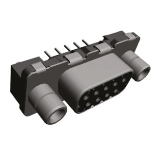 TE Connectivity AMPLIMITE HDP-20 25 Way Straight 2.76 mm Pitch Through Hole D-Sub Connector with 4 to 40 UNC 3-338315-2