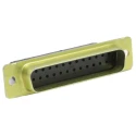 TE Connectivity AMPLIMITE HDP-20 25 Way Straight Cable D-Sub Connector Male 250V Steel Housing 5205208-1