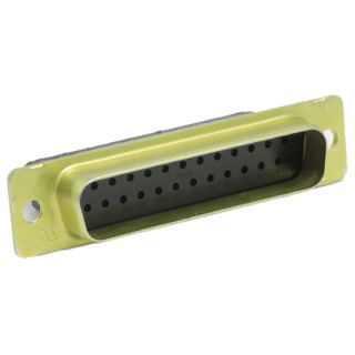 TE Connectivity AMPLIMITE HDP-20 25 Way Straight Cable D-Sub Connector Male 250V Steel Housing 5205208-1