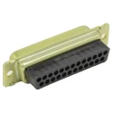 TE Connectivity AMPLIMITE HDP-20 25 Way Straight Cable D-Sub Connector Male 250V Steel Housing 5205208-1