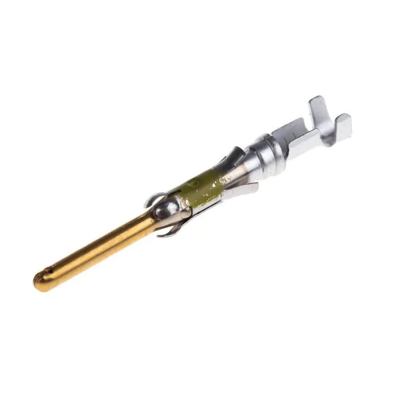TE Connectivity Male Crimp Circular Connector Contact, Contact Size 16, Wire Size 20, 24AWG, 13A Current, Gold over 66400-4