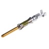 TE Connectivity Male Crimp Circular Connector Contact, Contact Size 16, Wire Size 20, 24AWG, 13A Current, Gold over 66400-4