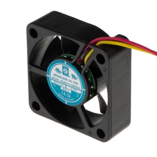 RS PRO Rated Axial Fan, 12V DC, 6.8 m³/h Airflow, 840 mW Power, 90 mA Max Current, 9000 RPM, 30 mm Frame 30 mm Height IP55