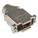 TE Connectivity AMPLIMITE Series Zinc Straight D-Sub Backshell, 15 Way Strain Relief 1-5745172-3