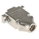 TE Connectivity AMPLIMITE Series Zinc Straight D-Sub Backshell, 15 Way Strain Relief 1-5745172-3