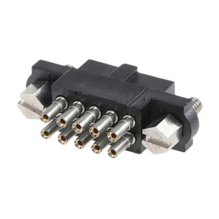 HARWIN Datamate J-Tek Series Straight Panel PCB Socket 10-Contact 2 Row 2 mm Pitch Crimp M80-4601042