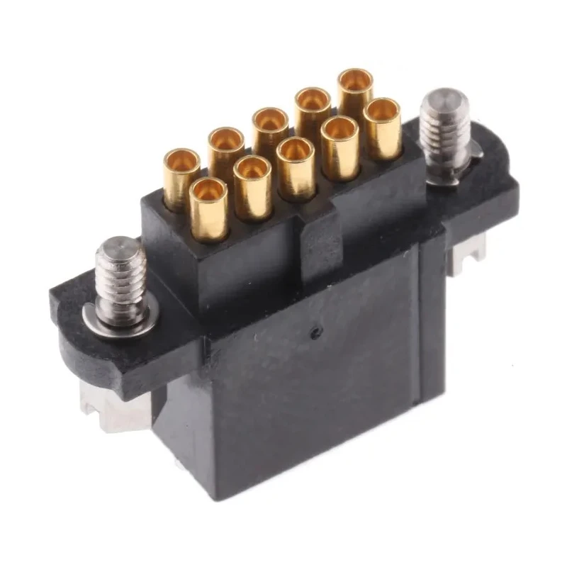 HARWIN Datamate J-Tek Series Straight Panel PCB Socket 10-Contact 2 Row 2 mm Pitch Crimp M80-4661005