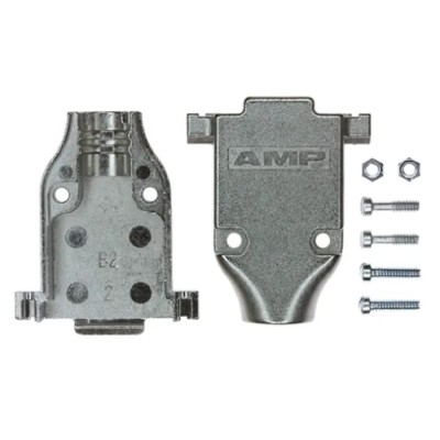 TE Connectivity AMPLIMITE Series Zinc Straight D-Sub Backshell, 15 Way 5745172-3