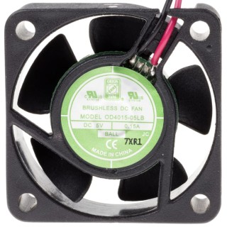 RS PRO Axial Fan 5V DC 1.5W 150mA Max Airflow 11.5m³/h IP55 40mm x 40mm x 15mm IP55