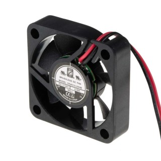 RS PRO Axial Fan, 24V DC, 11.9 m³/h Air Flow, 2.16 W Power, 90 mA Max Current, IP55, 40mm x 40mm x 10.5mm Frame IP55