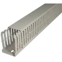 SES Sterling Cable Trunking GF-DIN-A7/5 Grey Open Slot W37.5mm x D50mm x L2m Polyvinyl Chloride 08450141013