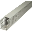 SES Sterling Grey Open Slot Cable Trunking W25mm x D30 mm x L2 m Polyvinyl Chloride GN-A6/4 LF 