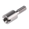 TE Connectivity Champ Series Connector Screw Lock Male Stainless Steel RoHS Compliant 787004-3
