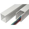 SES Sterling Grey Open Slot Cable Trunking W40mm x D60 mm x L2 m Polycarbonate ABS GN-HF-A6/4