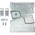 TE Connectivity III Series Zinc Angled D-Sub Backshell 50 Way 5749202-2