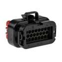 TE Connectivity Ampseal Male Automotive Connector 4 mm Pitch 23 Way 3 Row Straight 770680-1