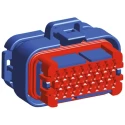TE Connectivity Ampseal Male Automotive Connector 4 mm Pitch 23 Way 3 Row Straight 770680-5