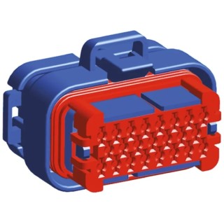 TE Connectivity Ampseal Male Automotive Connector 4 mm Pitch 23 Way 3 Row Straight 770680-5