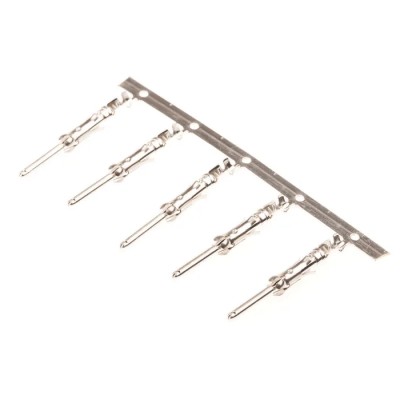 TE Connectivity Type III Series Male Crimp Terminal, 13A, 24 AWG Min Crimp, 20 AWG Max, 27.1mm Length 2-66102-5