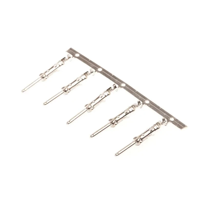 TE Connectivity Type III Series Male Crimp Terminal, 13A, 24 AWG Min Crimp, 20 AWG Max, 27.1mm Length 2-66102-5