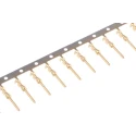 TE Connectivity AMPLIMITE HDP-20 Series Size 20 Male Crimp D-Sub Connector Contact Gold over Nickel Pin 24 AWG 66506-3