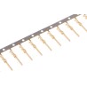 TE Connectivity AMPLIMITE HDP-20 Series Size 20 Male Crimp D-Sub Connector Contact Gold over Nickel Pin 24 AWG 66506-3