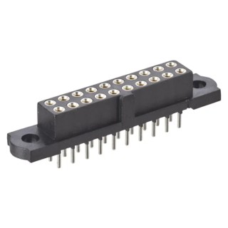 HARWIN M80 Series Straight Through Hole PCB Socket 14-Contact 2 Row 2 mm Pitch 120V 12A M80-4101442