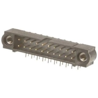 HARWIN Datamate J-Tek Series Right Angle Through Hole PCB Header, 10 Contacts, 2 mm Pitch, 2 Row, Shrouded M80-5301042