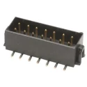 HARWIN Datamate L-Tek Series Straight Surface PCB Header, 6 Contacts, 2 mm Pitch, 2 Row, Shrouded M80-8260642
