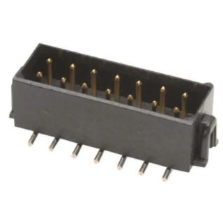 HARWIN Datamate L-Tek Series Straight Surface PCB Header, 6 Contacts, 2 mm Pitch, 2 Row, Shrouded M80-8260642