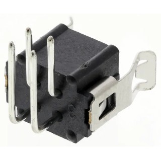 HARWIN Datamate L-Tek Series Right Angle Through Hole PCB Header, 4 Contact(s), 2 mm Pitch, 2 Row, Shrouded M80-8510442